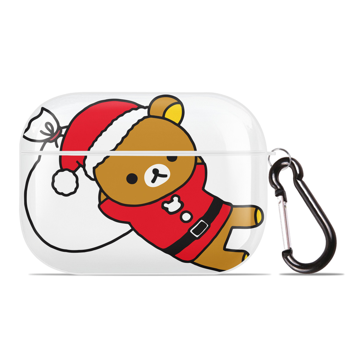（画像用） リラックマ リラックマ キイロイトリ Rilakkuma Korilakkuma Kiiroitori 【AirPods Pro用】ハードシェル保護ケース 耐衝撃・防指紋・カラビナ付き商品仕様