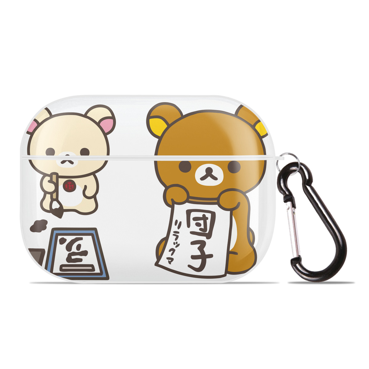 （画像用） リラックマ リラックマ キイロイトリ Rilakkuma Korilakkuma Kiiroitori 【AirPods Pro用】ハードシェル保護ケース 耐衝撃・防指紋・カラビナ付き商品仕様