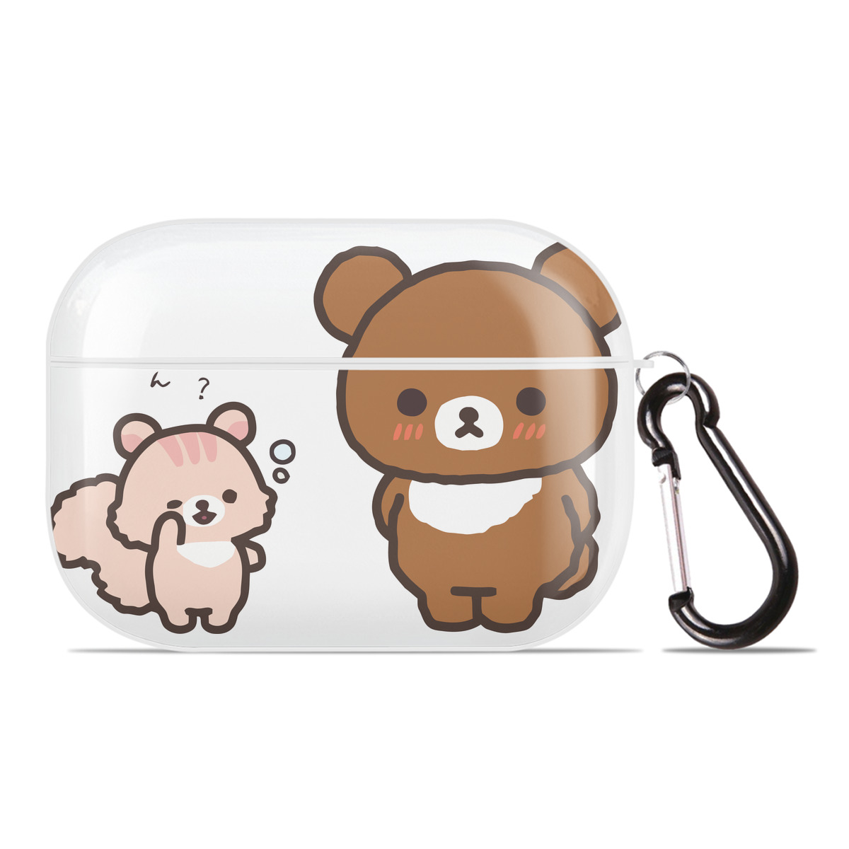 （画像用） リラックマ リラックマ キイロイトリ Rilakkuma Korilakkuma Kiiroitori 【AirPods Pro用】ハードシェル保護ケース 耐衝撃・防指紋・カラビナ付き商品仕様