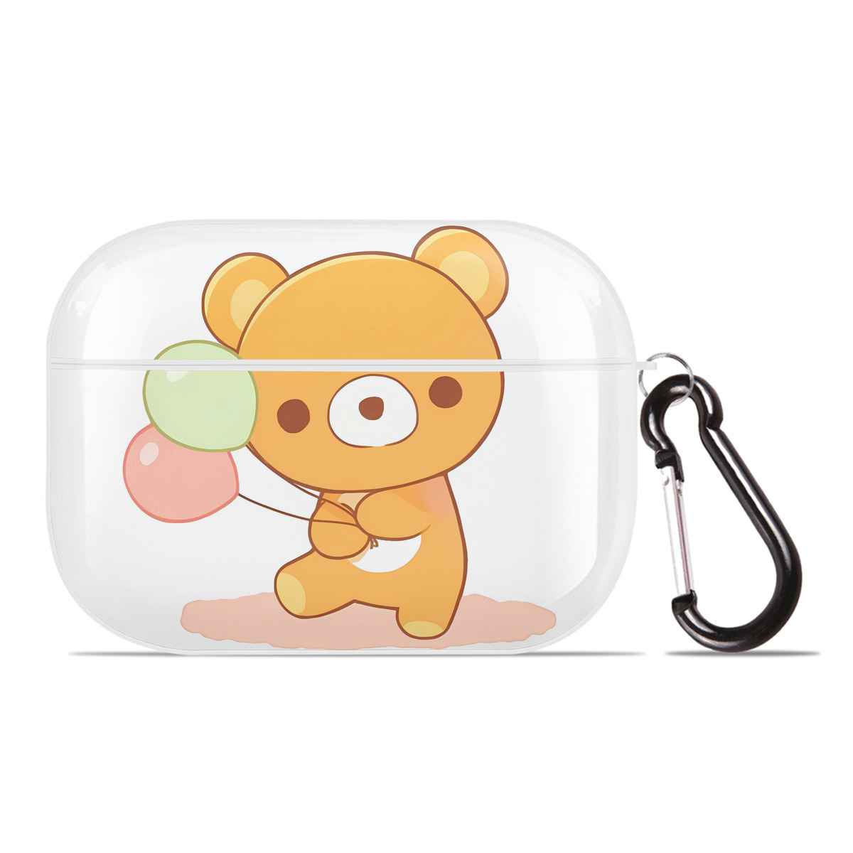 （画像用） リラックマ リラックマ キイロイトリ Rilakkuma Korilakkuma Kiiroitori 【AirPods Pro用】ハードシェル保護ケース 耐衝撃・防指紋・カラビナ付き商品仕様
