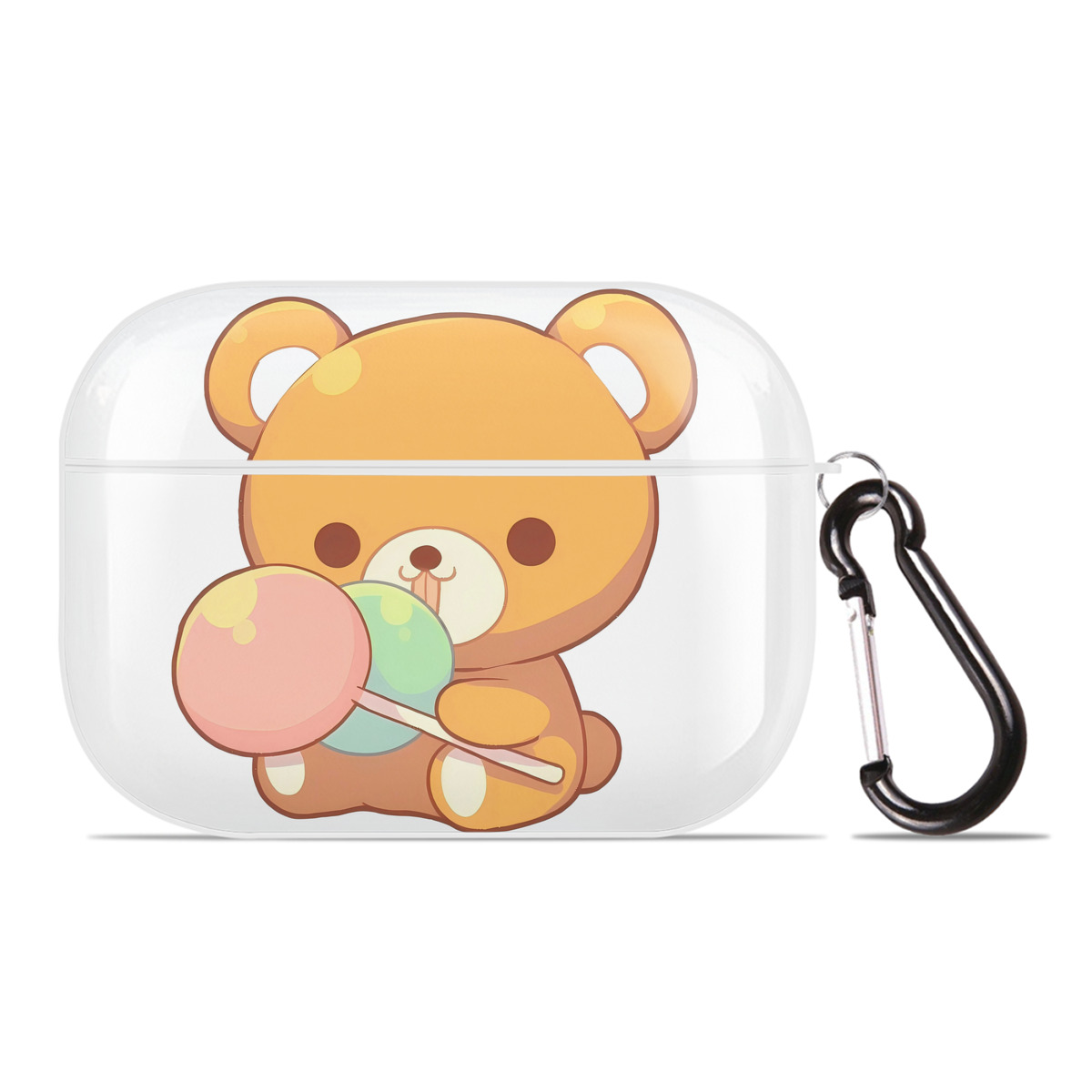 （画像用） リラックマ リラックマ キイロイトリ Rilakkuma Korilakkuma Kiiroitori 【AirPods Pro用】ハードシェル保護ケース 耐衝撃・防指紋・カラビナ付き商品仕様