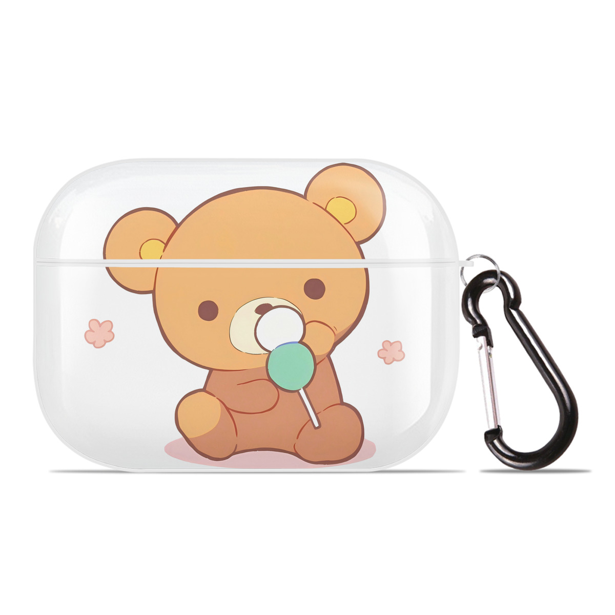 （画像用） リラックマ リラックマ キイロイトリ Rilakkuma Korilakkuma Kiiroitori 【AirPods Pro用】ハードシェル保護ケース 耐衝撃・防指紋・カラビナ付き商品仕様