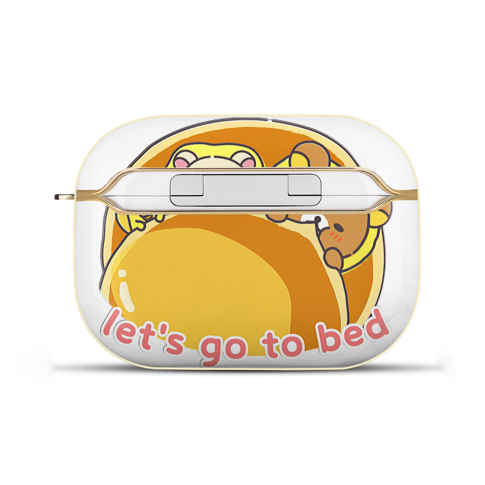 （画像用） リラックマ リラックマ キイロイトリ Rilakkuma Korilakkuma Kiiroitori 【AirPods Pro用】ハードシェル保護ケース｜耐衝撃・防指紋・カラビナ付き商品仕様