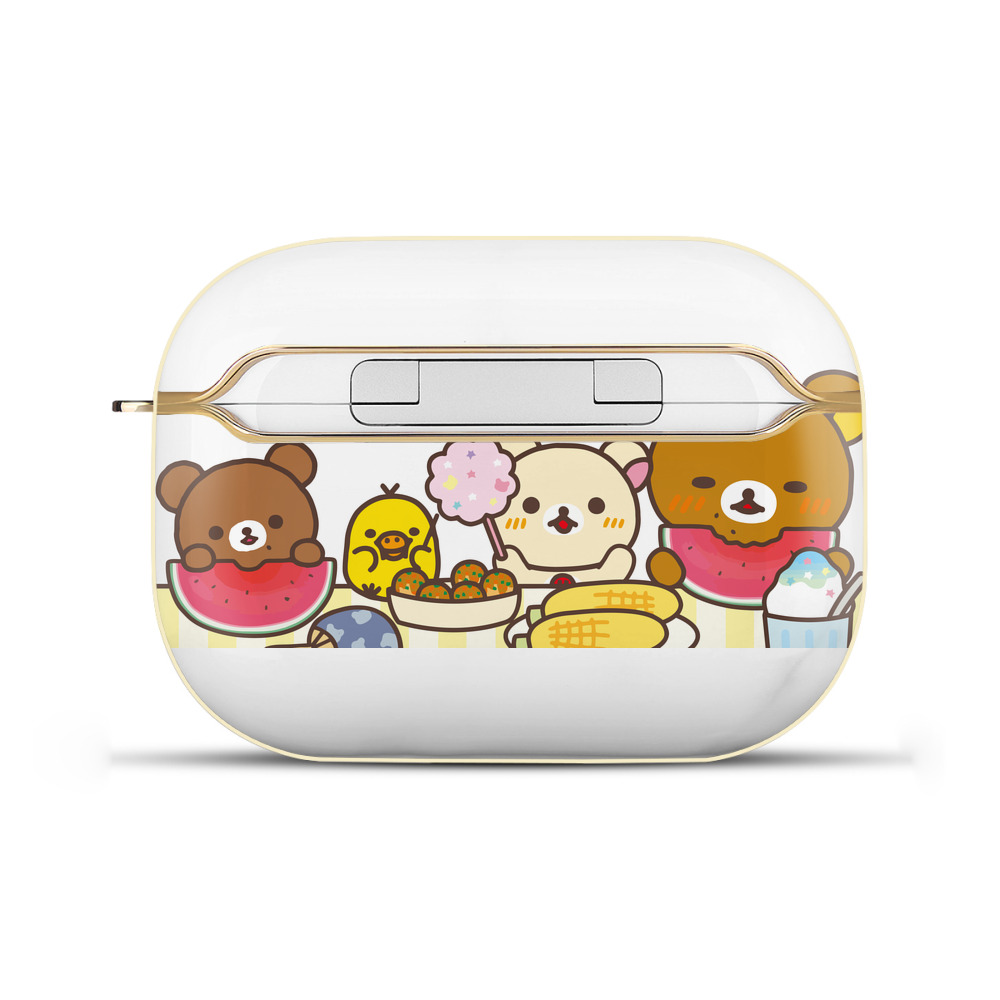 （画像用） リラックマ リラックマ キイロイトリ Rilakkuma Korilakkuma Kiiroitori 【AirPods Pro用】ハードシェル保護ケース｜耐衝撃・防指紋・カラビナ付き商品仕様