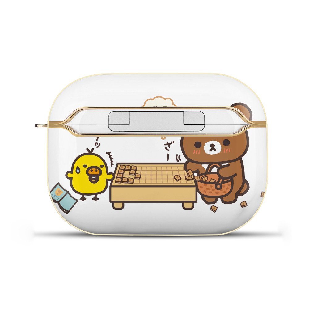 （画像用） リラックマ リラックマ キイロイトリ Rilakkuma Korilakkuma Kiiroitori 【AirPods Pro用】ハードシェル保護ケース｜耐衝撃・防指紋・カラビナ付き商品仕様