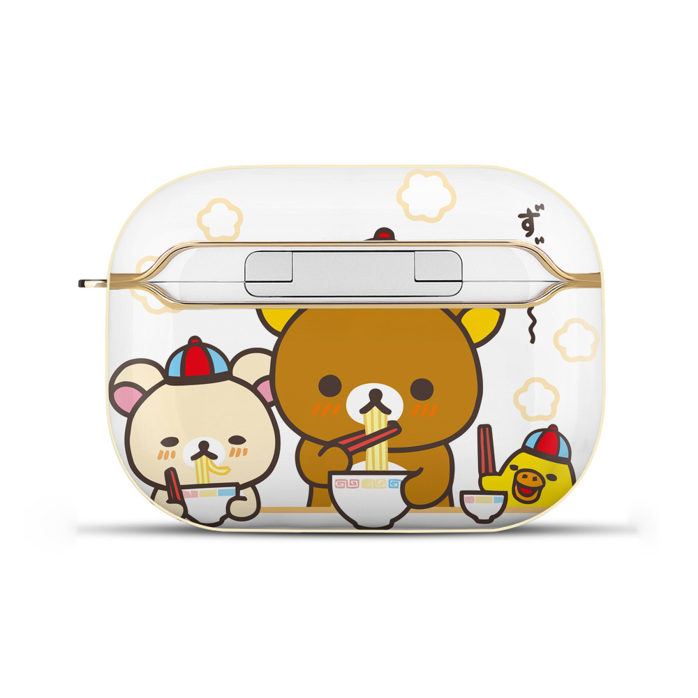 （画像用） リラックマ リラックマ キイロイトリ Rilakkuma Korilakkuma Kiiroitori 【AirPods Pro用】ハードシェル保護ケース｜耐衝撃・防指紋・カラビナ付き商品仕様