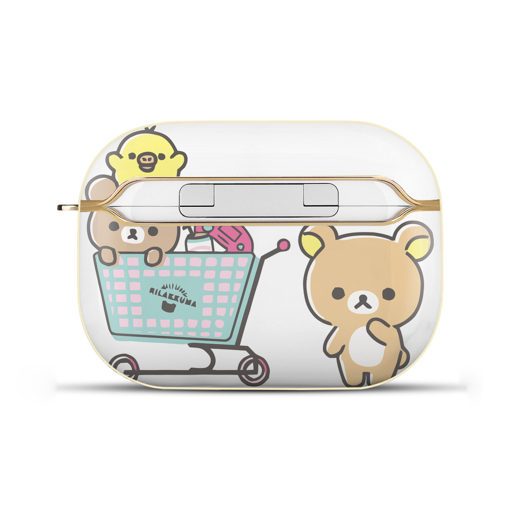 （画像用） リラックマ リラックマ キイロイトリ Rilakkuma Korilakkuma Kiiroitori 【AirPods Pro用】ハードシェル保護ケース｜耐衝撃・防指紋・カラビナ付き商品仕様