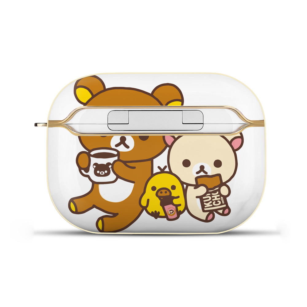 （画像用） リラックマ リラックマ キイロイトリ Rilakkuma Korilakkuma Kiiroitori 【AirPods Pro用】ハードシェル保護ケース｜耐衝撃・防指紋・カラビナ付き商品仕様