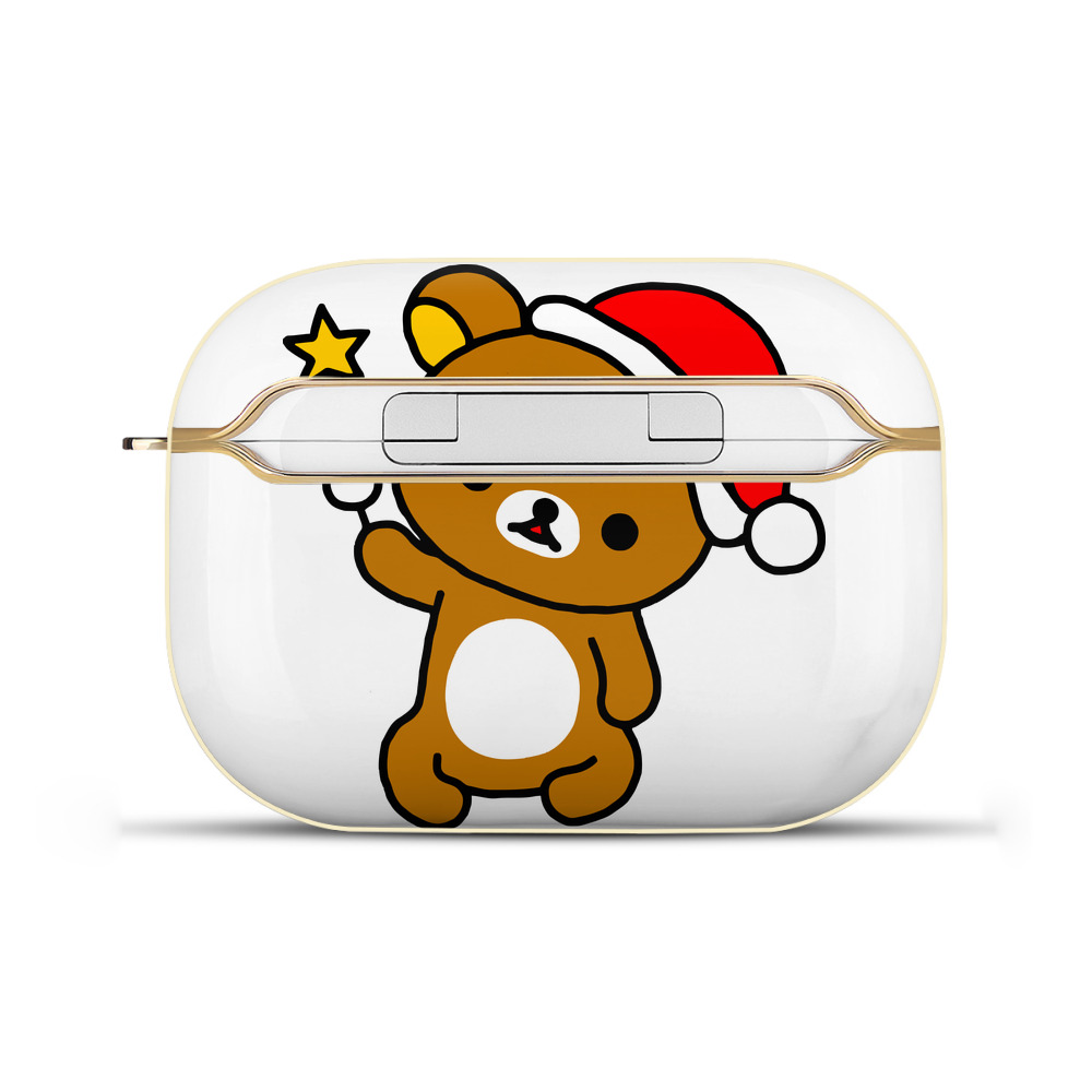 （画像用） リラックマ リラックマ キイロイトリ Rilakkuma Korilakkuma Kiiroitori 【AirPods Pro用】ハードシェル保護ケース｜耐衝撃・防指紋・カラビナ付き商品仕様