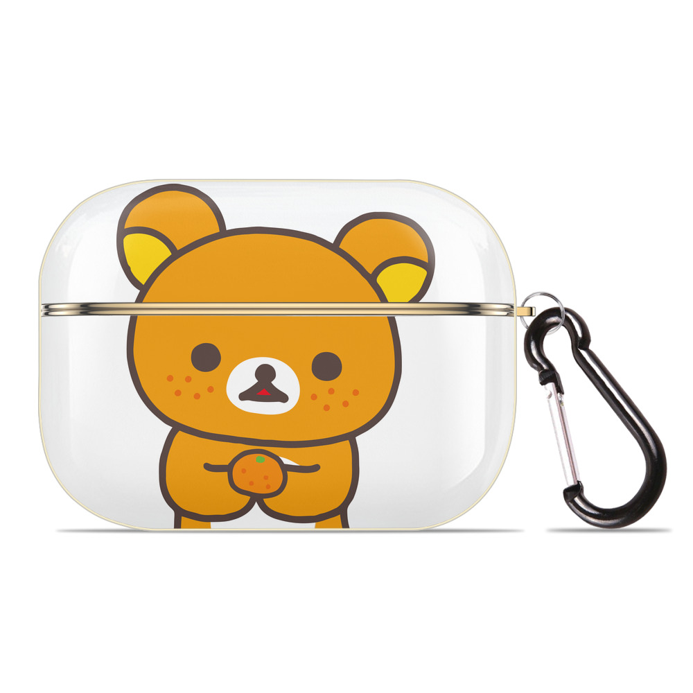 （画像用） リラックマ リラックマ キイロイトリ Rilakkuma Korilakkuma Kiiroitori 【AirPods Pro用】ハードシェル保護ケース｜耐衝撃・防指紋・カラビナ付き商品仕様