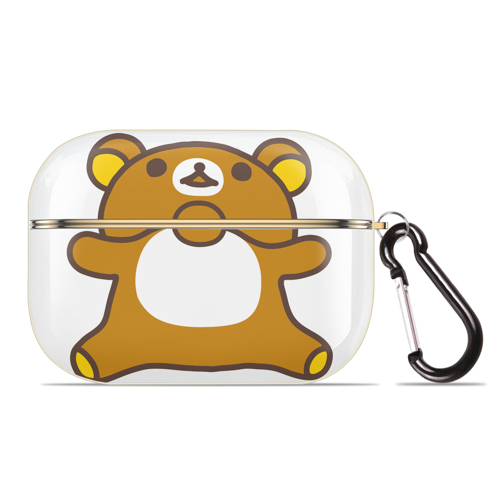 （画像用） リラックマ リラックマ キイロイトリ Rilakkuma Korilakkuma Kiiroitori 【AirPods Pro用】ハードシェル保護ケース｜耐衝撃・防指紋・カラビナ付き商品仕様