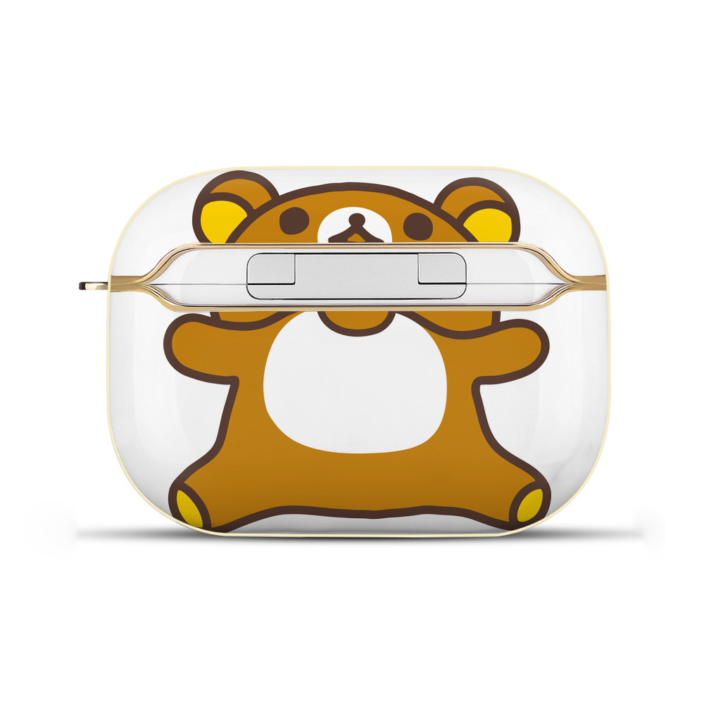（画像用） リラックマ リラックマ キイロイトリ Rilakkuma Korilakkuma Kiiroitori 【AirPods Pro用】ハードシェル保護ケース｜耐衝撃・防指紋・カラビナ付き商品仕様