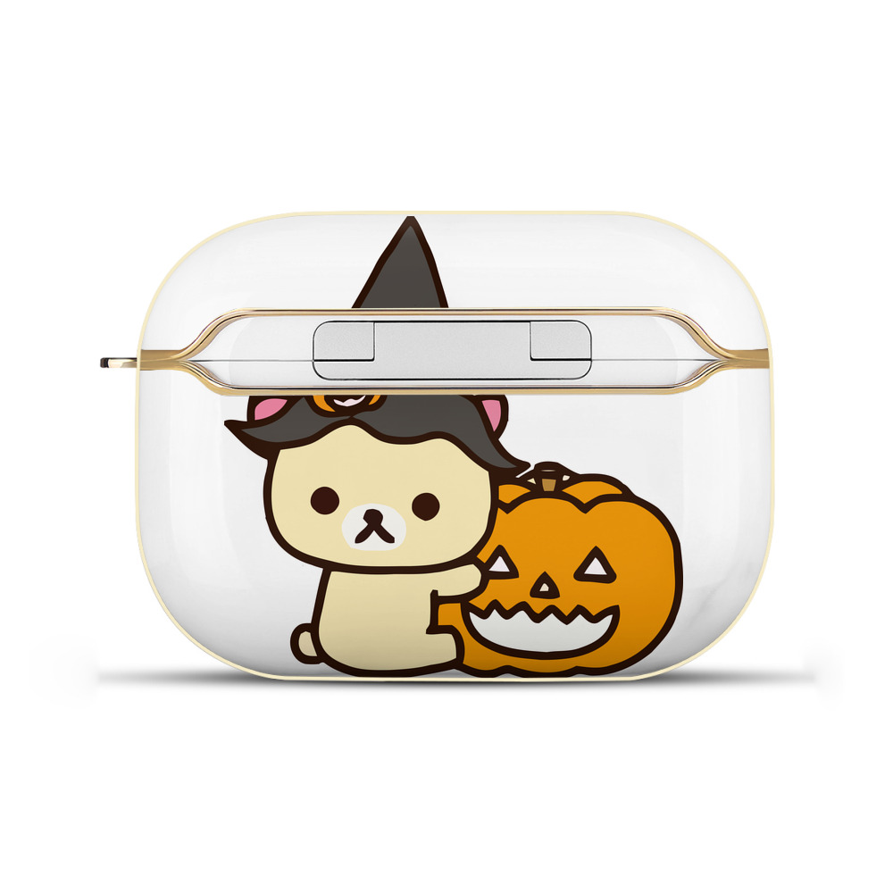 （画像用） リラックマ リラックマ キイロイトリ Rilakkuma Korilakkuma Kiiroitori 【AirPods Pro用】ハードシェル保護ケース｜耐衝撃・防指紋・カラビナ付き商品仕様