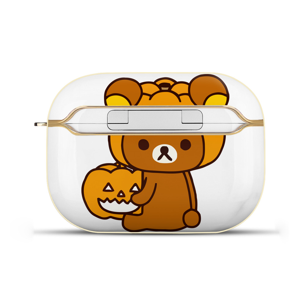（画像用） リラックマ リラックマ キイロイトリ Rilakkuma Korilakkuma Kiiroitori 【AirPods Pro用】ハードシェル保護ケース｜耐衝撃・防指紋・カラビナ付き商品仕様