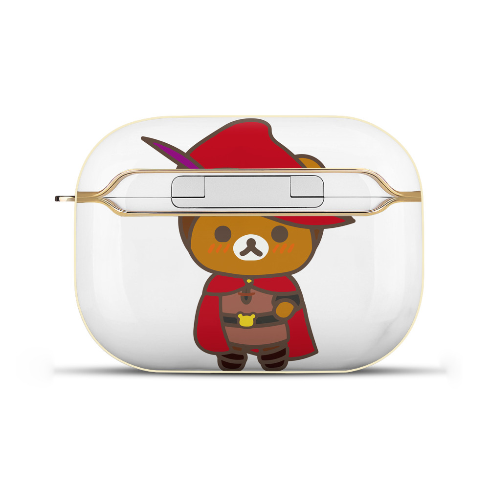 （画像用） リラックマ リラックマ キイロイトリ Rilakkuma Korilakkuma Kiiroitori 【AirPods Pro用】ハードシェル保護ケース｜耐衝撃・防指紋・カラビナ付き商品仕様