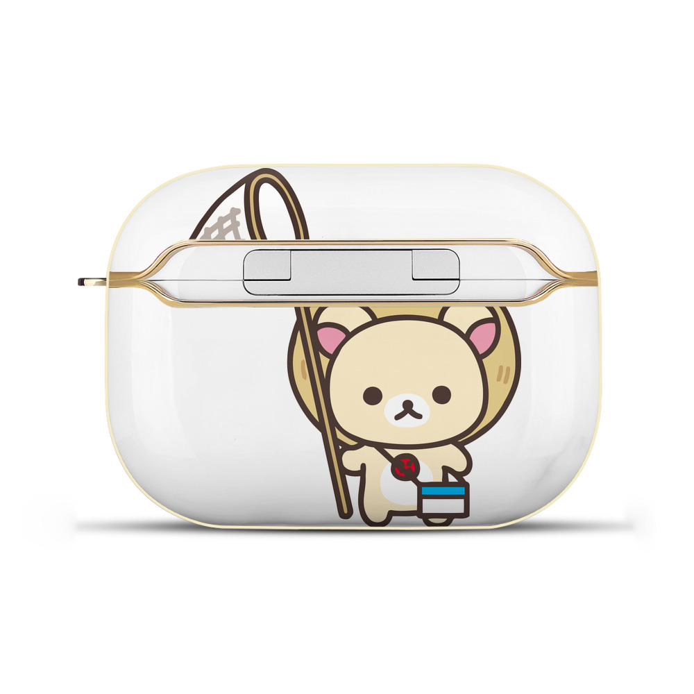 （画像用） リラックマ リラックマ キイロイトリ Rilakkuma Korilakkuma Kiiroitori 【AirPods Pro用】ハードシェル保護ケース｜耐衝撃・防指紋・カラビナ付き商品仕様
