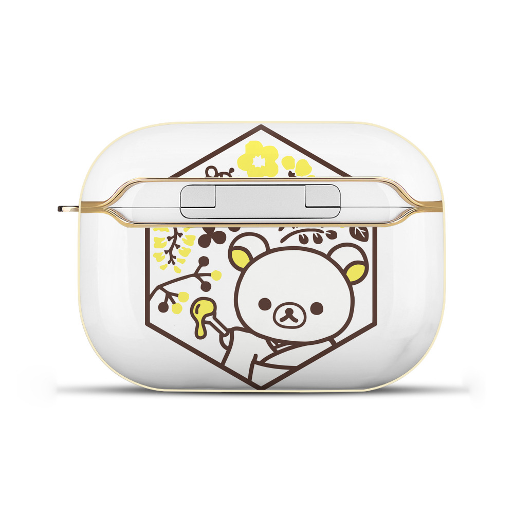 （画像用） リラックマ リラックマ キイロイトリ Rilakkuma Korilakkuma Kiiroitori 【AirPods Pro用】ハードシェル保護ケース｜耐衝撃・防指紋・カラビナ付き商品仕様