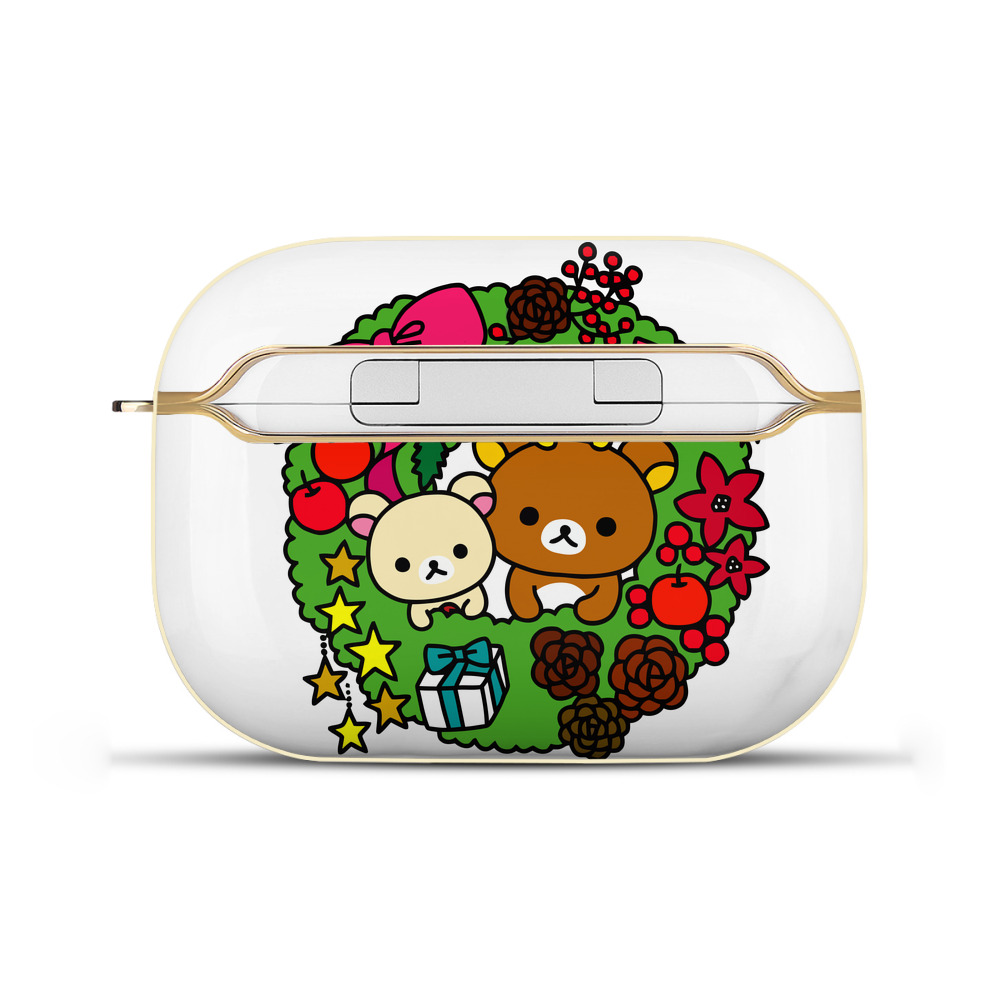（画像用） リラックマ リラックマ キイロイトリ Rilakkuma Korilakkuma Kiiroitori 【AirPods Pro用】ハードシェル保護ケース｜耐衝撃・防指紋・カラビナ付き商品仕様