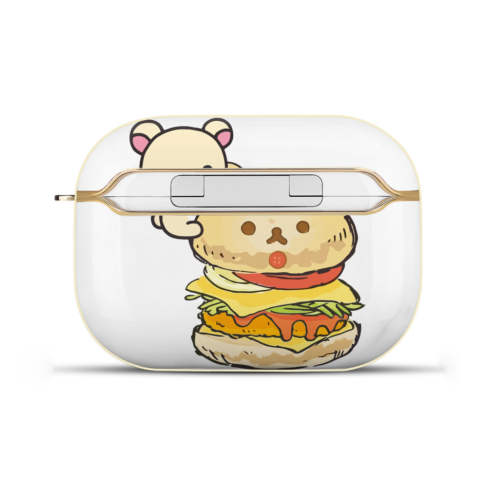 （画像用） リラックマ リラックマ キイロイトリ Rilakkuma Korilakkuma Kiiroitori 【AirPods Pro用】ハードシェル保護ケース｜耐衝撃・防指紋・カラビナ付き商品仕様