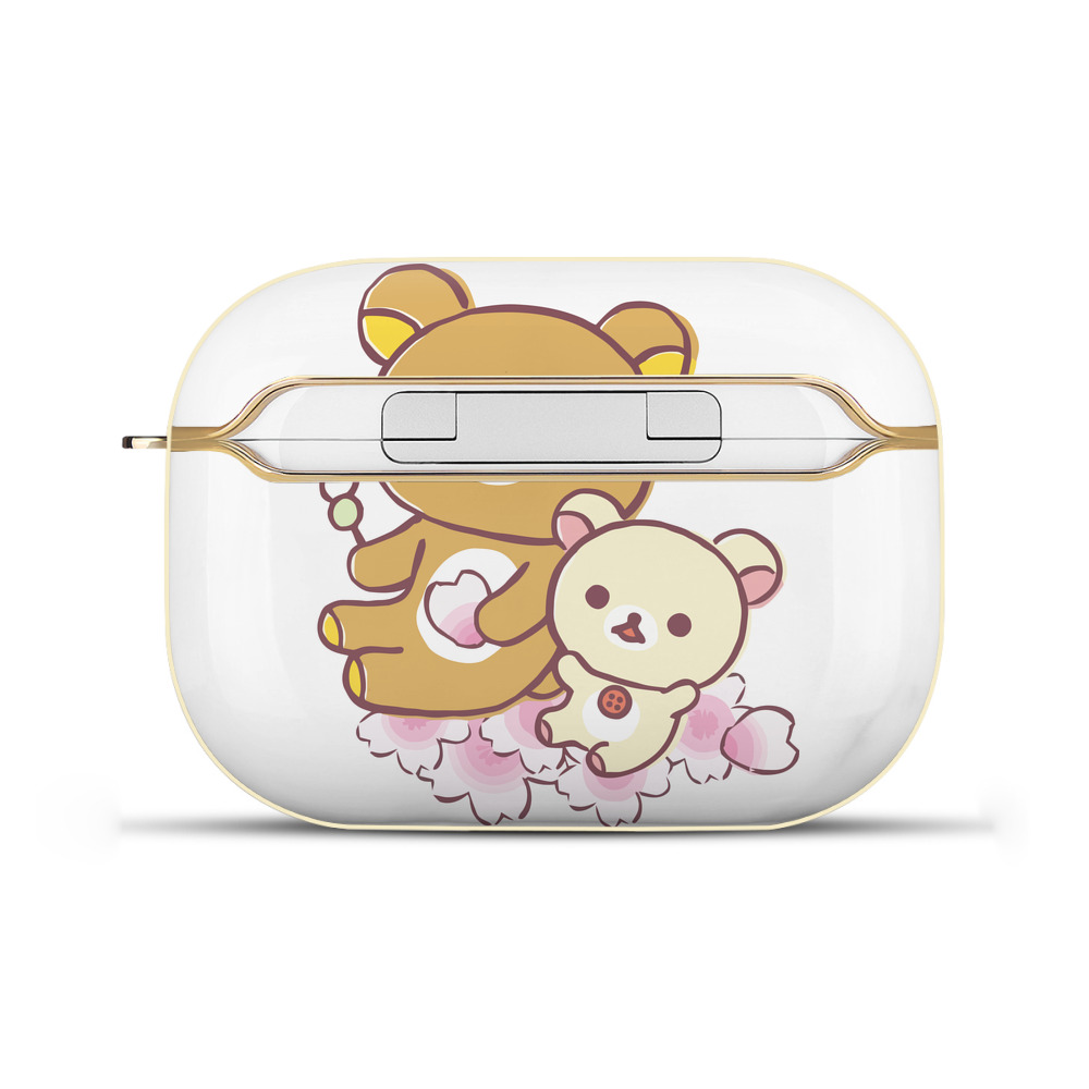 （画像用） リラックマ リラックマ キイロイトリ Rilakkuma Korilakkuma Kiiroitori 【AirPods Pro用】ハードシェル保護ケース｜耐衝撃・防指紋・カラビナ付き商品仕様