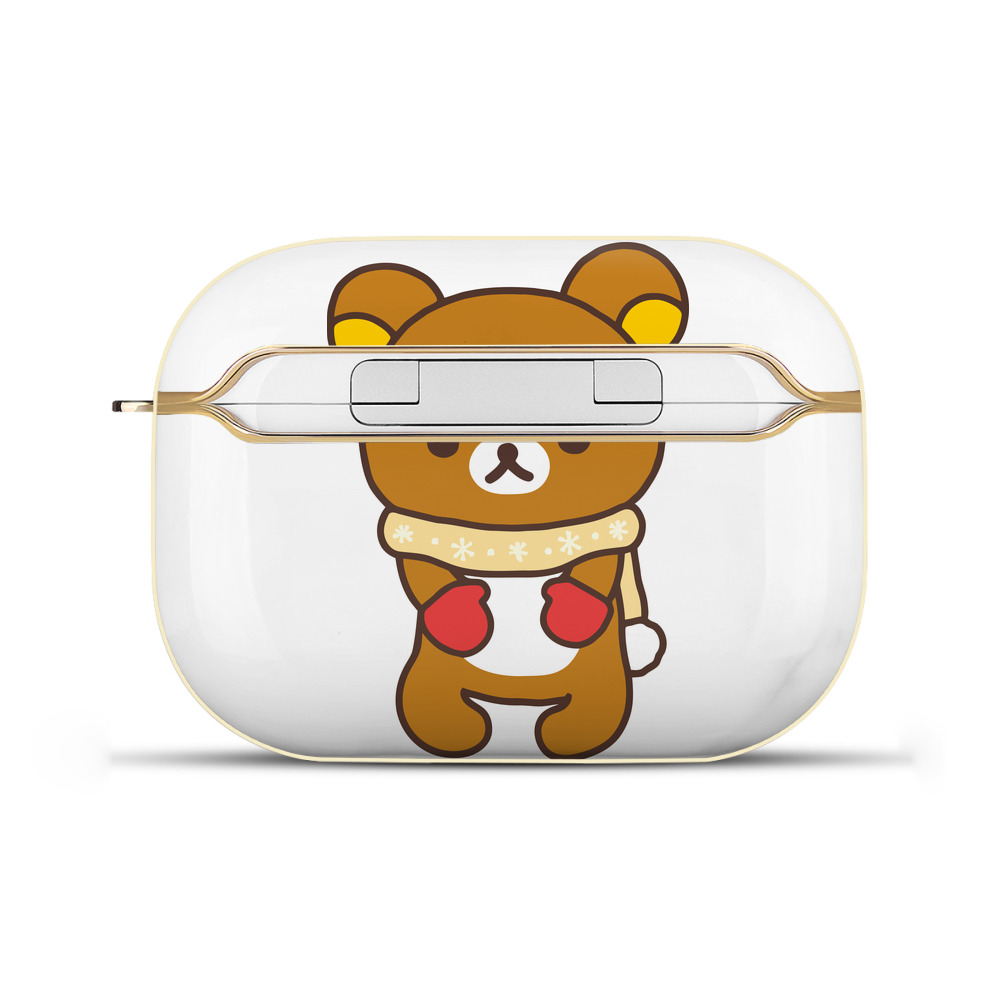 （画像用） リラックマ リラックマ キイロイトリ Rilakkuma Korilakkuma Kiiroitori 【AirPods Pro用】ハードシェル保護ケース｜耐衝撃・防指紋・カラビナ付き商品仕様
