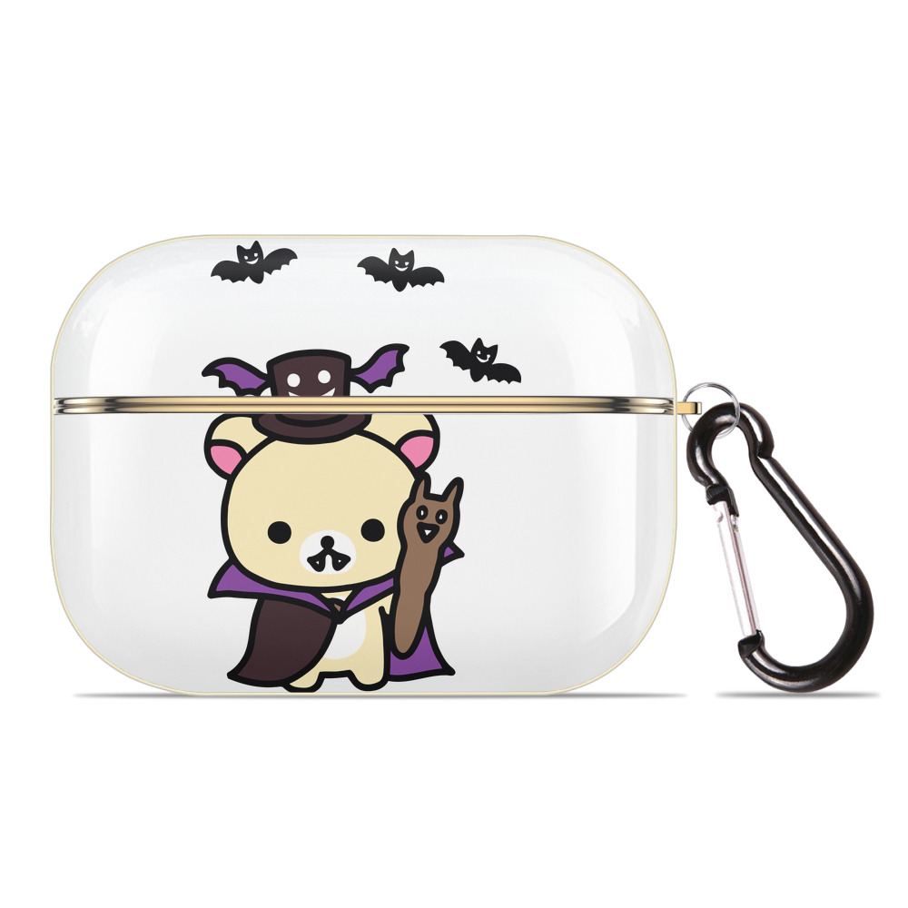 （画像用） リラックマ リラックマ キイロイトリ Rilakkuma Korilakkuma Kiiroitori 【AirPods Pro用】ハードシェル保護ケース｜耐衝撃・防指紋・カラビナ付き商品仕様