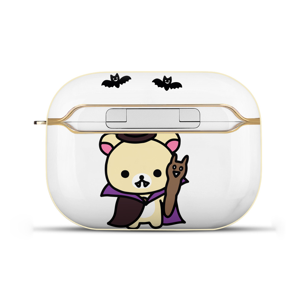 （画像用） リラックマ リラックマ キイロイトリ Rilakkuma Korilakkuma Kiiroitori 【AirPods Pro用】ハードシェル保護ケース｜耐衝撃・防指紋・カラビナ付き商品仕様