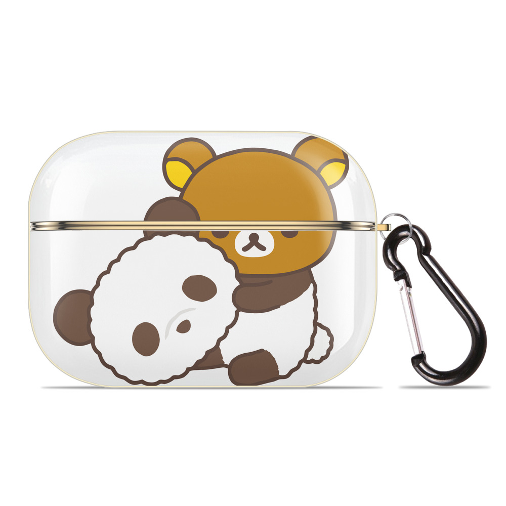 （画像用） リラックマ リラックマ キイロイトリ Rilakkuma Korilakkuma Kiiroitori 【AirPods Pro用】ハードシェル保護ケース｜耐衝撃・防指紋・カラビナ付き商品仕様