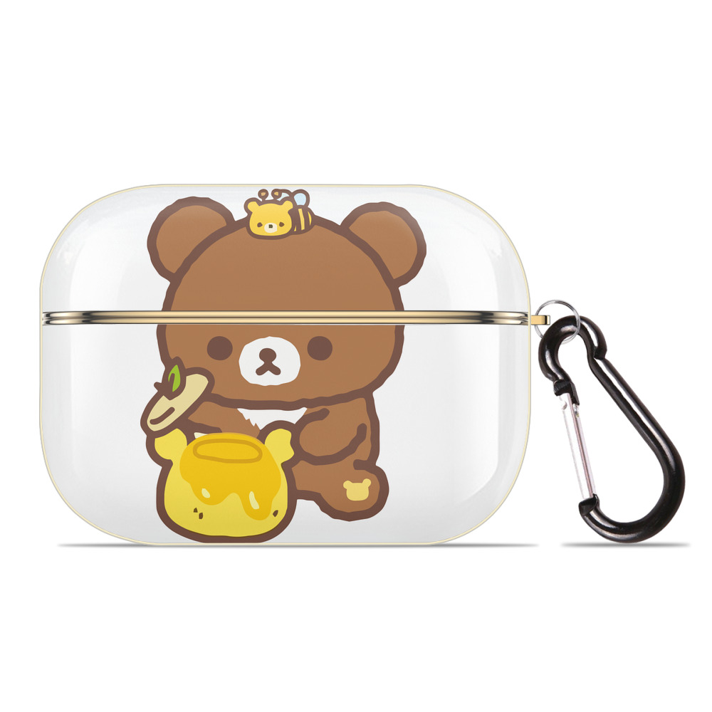 （画像用） リラックマ リラックマ キイロイトリ Rilakkuma Korilakkuma Kiiroitori 【AirPods Pro用】ハードシェル保護ケース｜耐衝撃・防指紋・カラビナ付き商品仕様