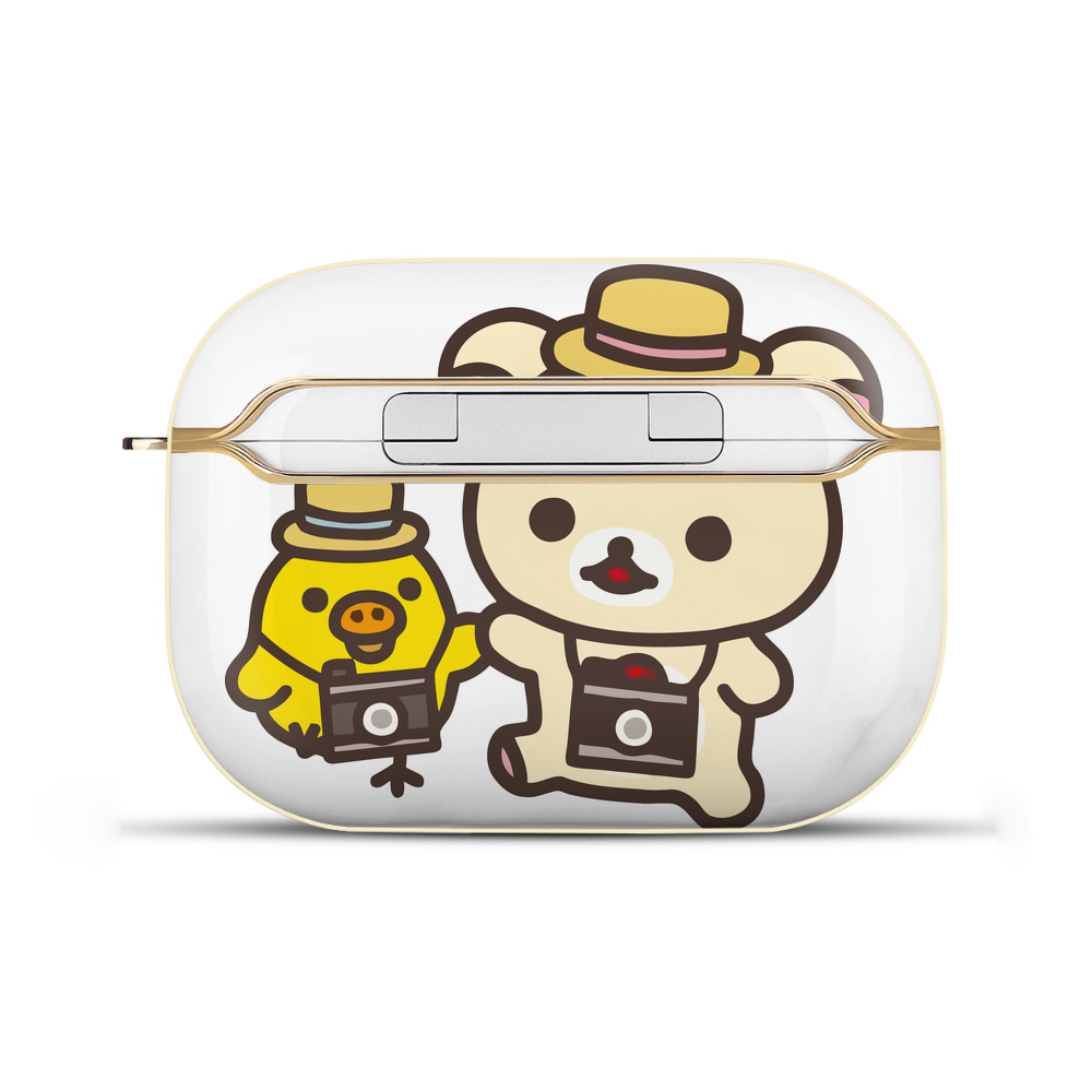 （画像用） リラックマ リラックマ キイロイトリ Rilakkuma Korilakkuma Kiiroitori 【AirPods Pro用】ハードシェル保護ケース｜耐衝撃・防指紋・カラビナ付き商品仕様