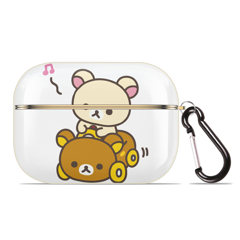 （画像用） リラックマ リラックマ キイロイトリ Rilakkuma Korilakkuma Kiiroitori 【AirPods Pro用】ハードシェル保護ケース｜耐衝撃・防指紋・カラビナ付き商品仕様
