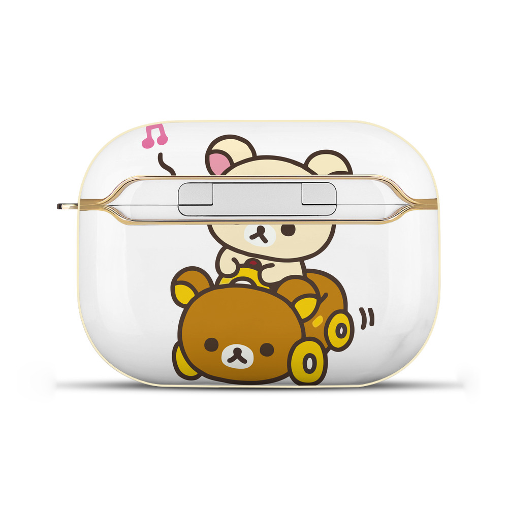 （画像用） リラックマ リラックマ キイロイトリ Rilakkuma Korilakkuma Kiiroitori 【AirPods Pro用】ハードシェル保護ケース｜耐衝撃・防指紋・カラビナ付き商品仕様