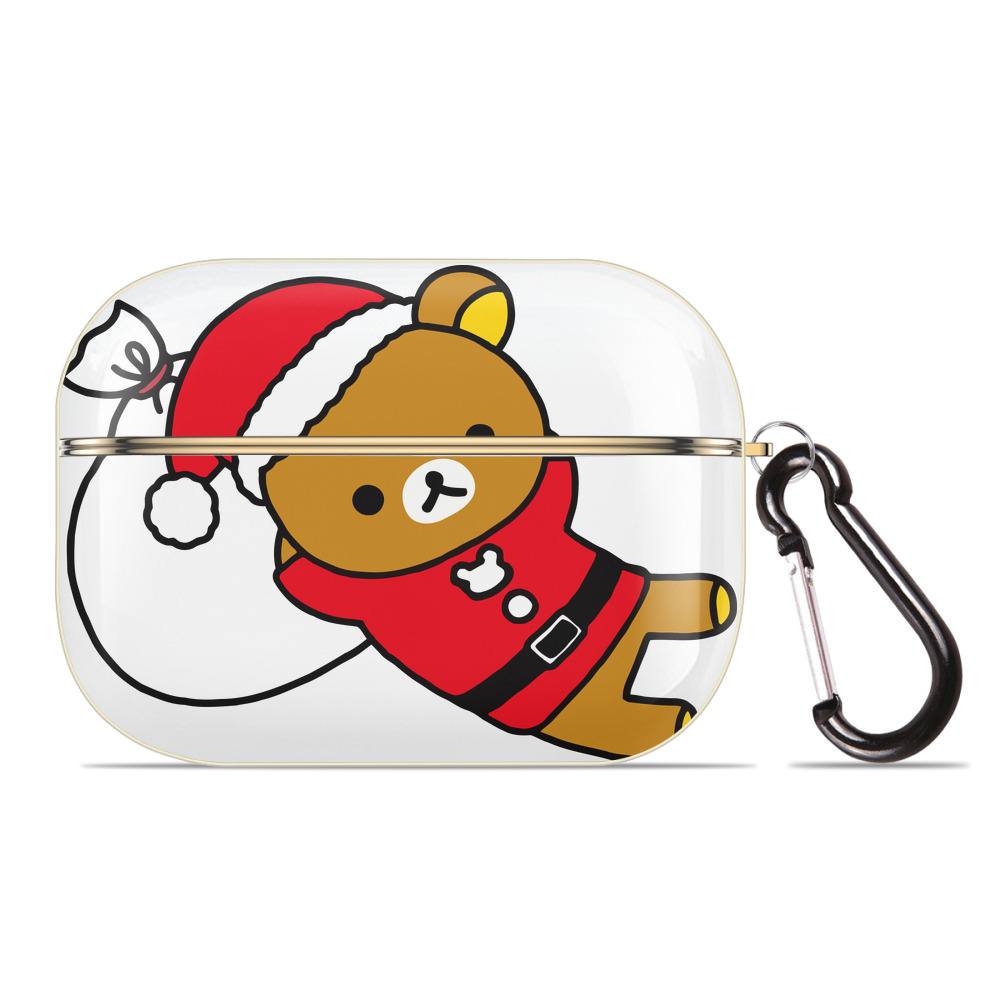 （画像用） リラックマ リラックマ キイロイトリ Rilakkuma Korilakkuma Kiiroitori 【AirPods Pro用】ハードシェル保護ケース｜耐衝撃・防指紋・カラビナ付き商品仕様
