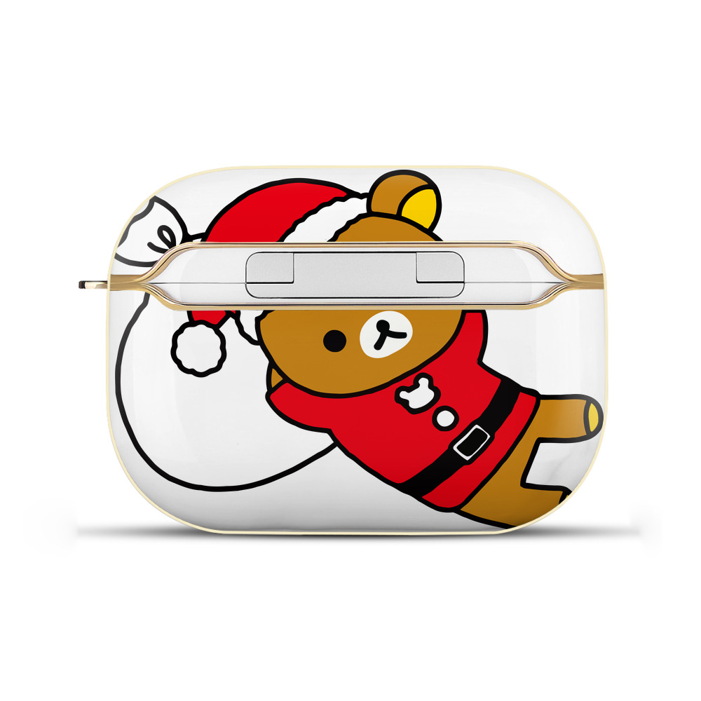 （画像用） リラックマ リラックマ キイロイトリ Rilakkuma Korilakkuma Kiiroitori 【AirPods Pro用】ハードシェル保護ケース｜耐衝撃・防指紋・カラビナ付き商品仕様