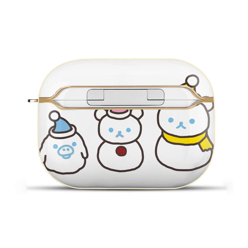 （画像用） リラックマ リラックマ キイロイトリ Rilakkuma Korilakkuma Kiiroitori 【AirPods Pro用】ハードシェル保護ケース｜耐衝撃・防指紋・カラビナ付き商品仕様