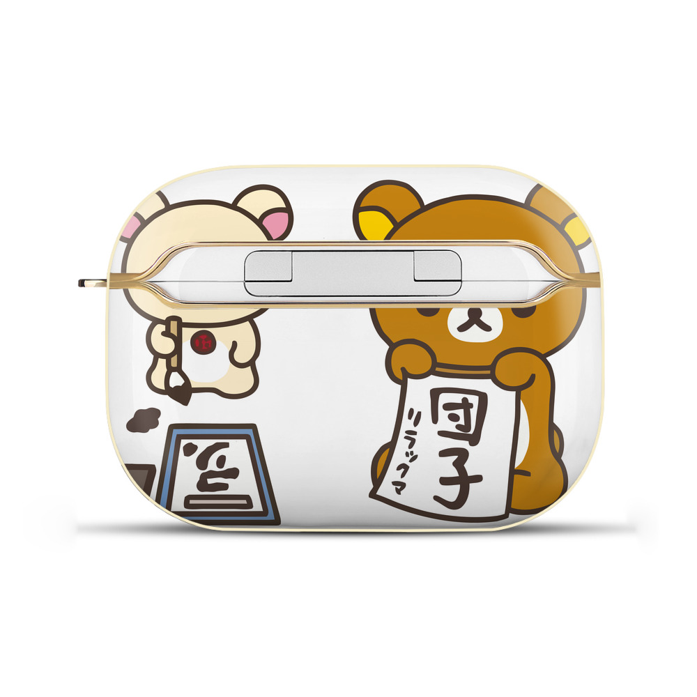 （画像用） リラックマ リラックマ キイロイトリ Rilakkuma Korilakkuma Kiiroitori 【AirPods Pro用】ハードシェル保護ケース｜耐衝撃・防指紋・カラビナ付き商品仕様