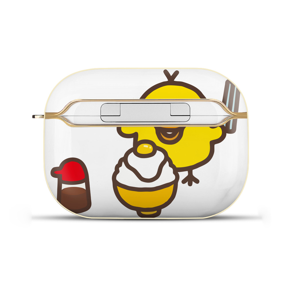 （画像用） リラックマ リラックマ キイロイトリ Rilakkuma Korilakkuma Kiiroitori 【AirPods Pro用】ハードシェル保護ケース｜耐衝撃・防指紋・カラビナ付き商品仕様