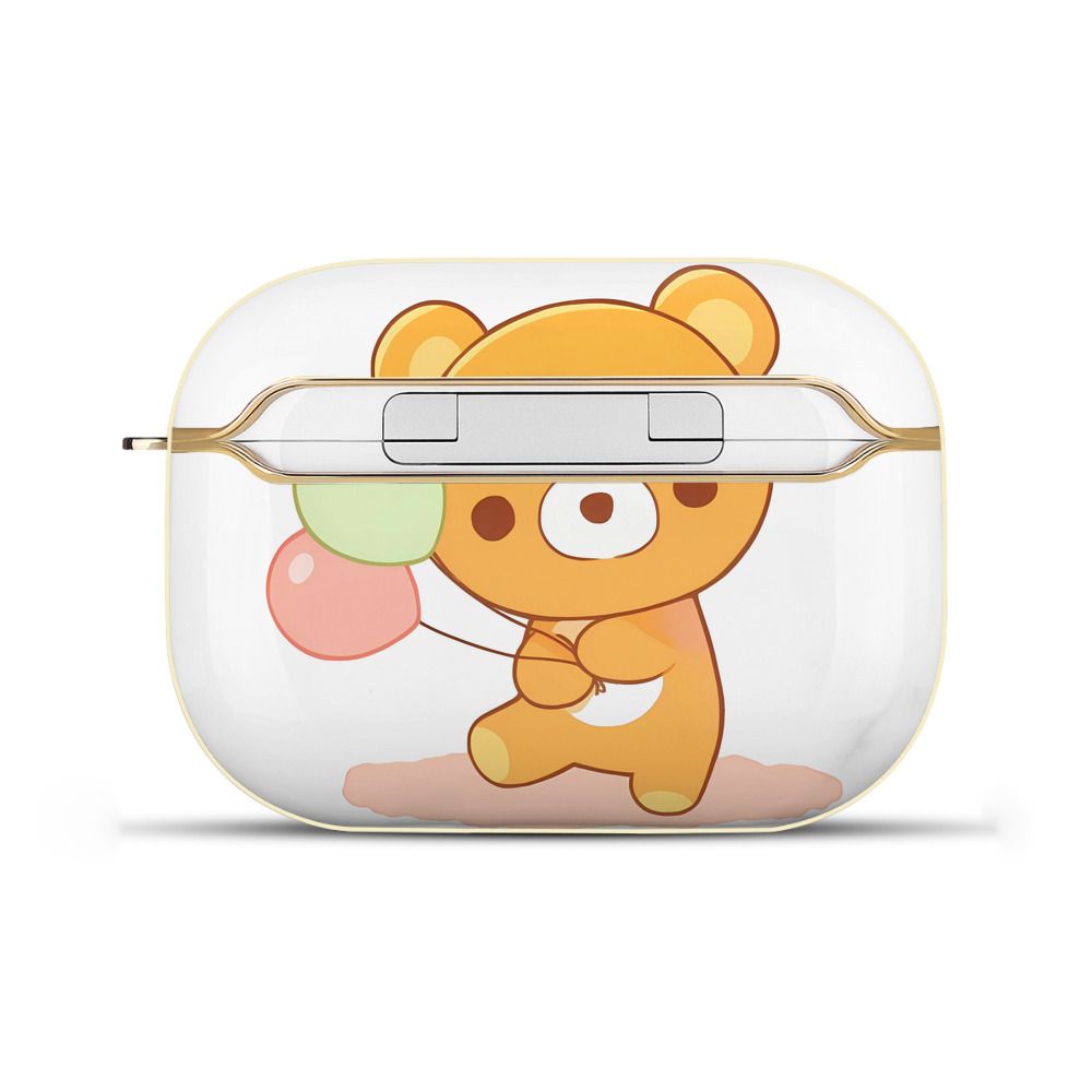 （画像用） リラックマ リラックマ キイロイトリ Rilakkuma Korilakkuma Kiiroitori 【AirPods Pro用】ハードシェル保護ケース｜耐衝撃・防指紋・カラビナ付き商品仕様