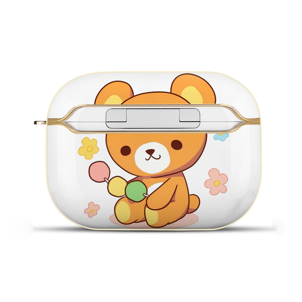 （画像用） リラックマ リラックマ キイロイトリ Rilakkuma Korilakkuma Kiiroitori 【AirPods Pro用】ハードシェル保護ケース｜耐衝撃・防指紋・カラビナ付き商品仕様