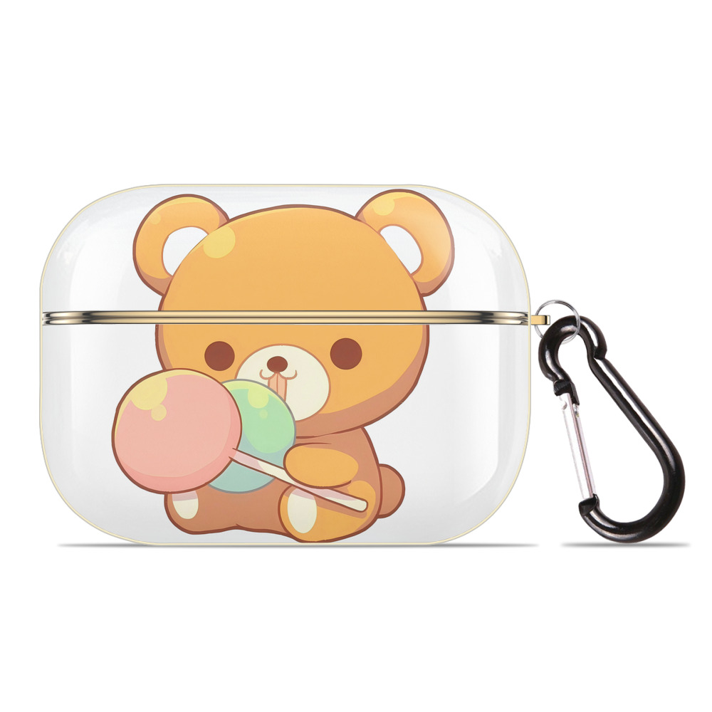 （画像用） リラックマ リラックマ キイロイトリ Rilakkuma Korilakkuma Kiiroitori 【AirPods Pro用】ハードシェル保護ケース｜耐衝撃・防指紋・カラビナ付き商品仕様