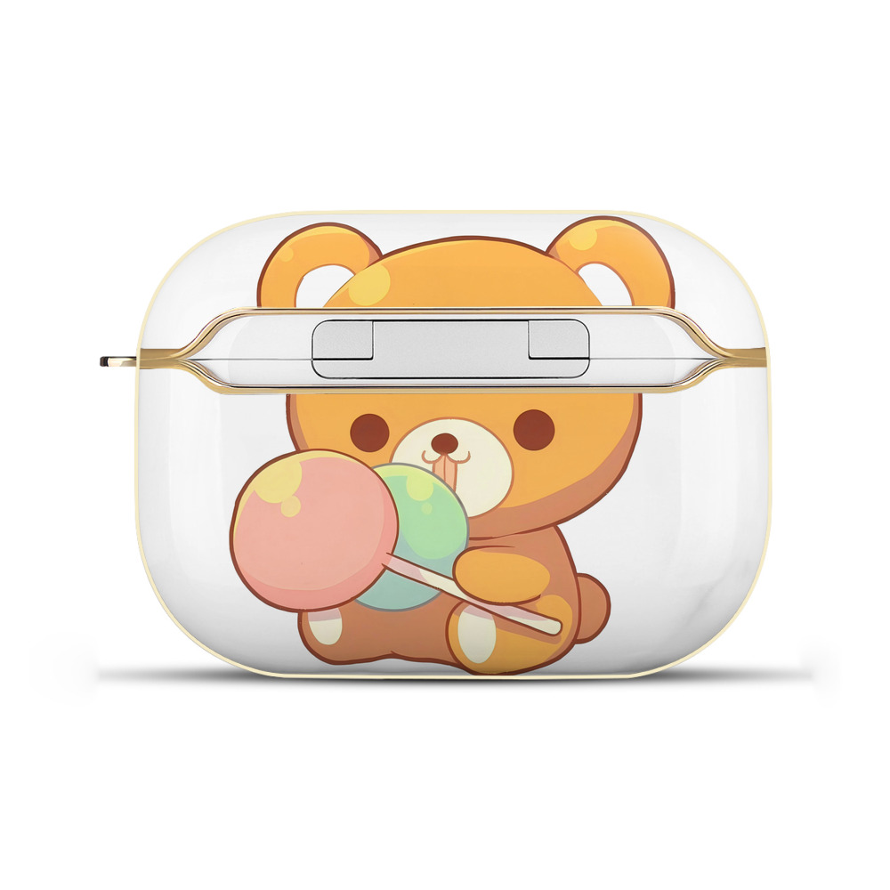 （画像用） リラックマ リラックマ キイロイトリ Rilakkuma Korilakkuma Kiiroitori 【AirPods Pro用】ハードシェル保護ケース｜耐衝撃・防指紋・カラビナ付き商品仕様