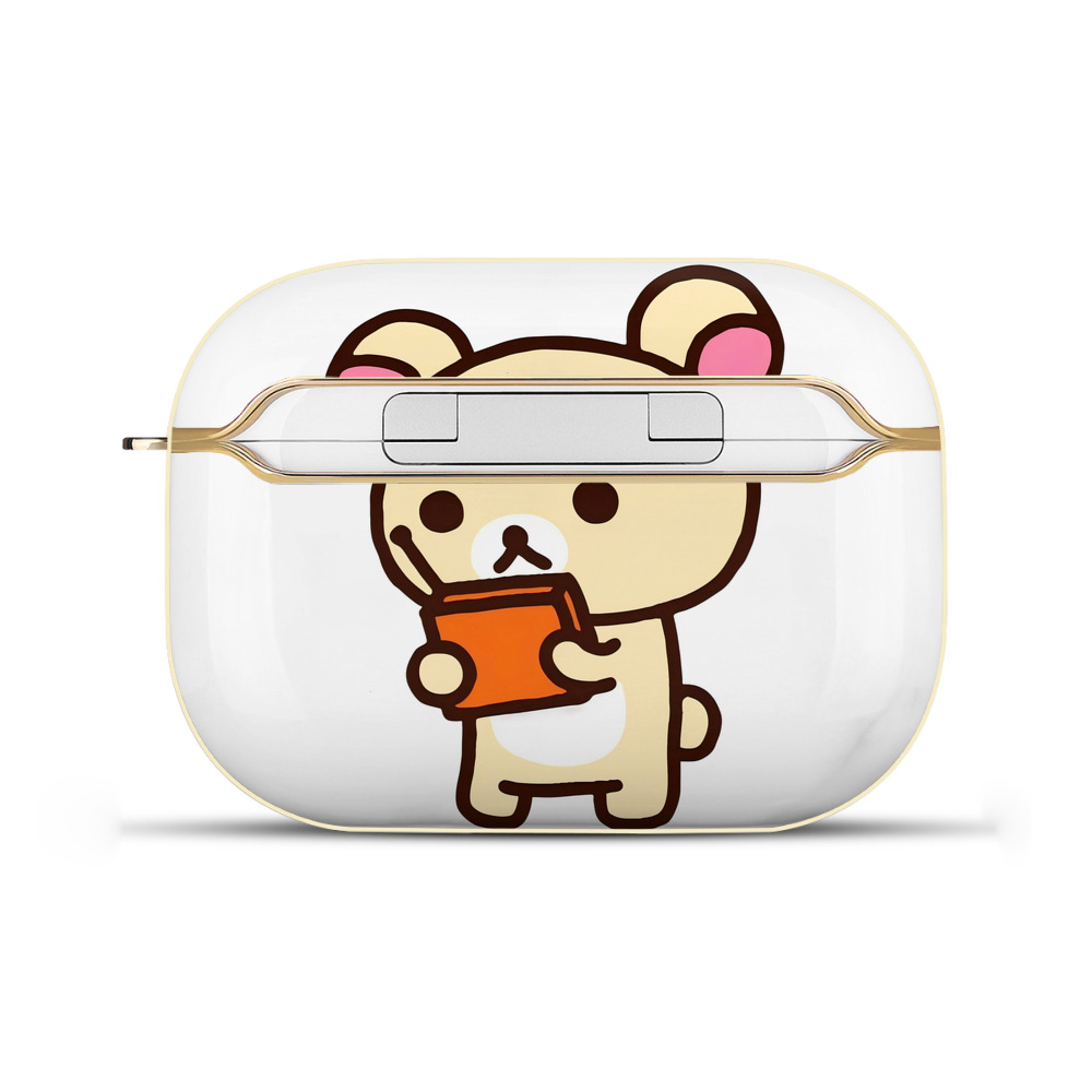 （画像用） リラックマ リラックマ キイロイトリ Rilakkuma Korilakkuma Kiiroitori 【AirPods Pro用】ハードシェル保護ケース｜耐衝撃・防指紋・カラビナ付き商品仕様