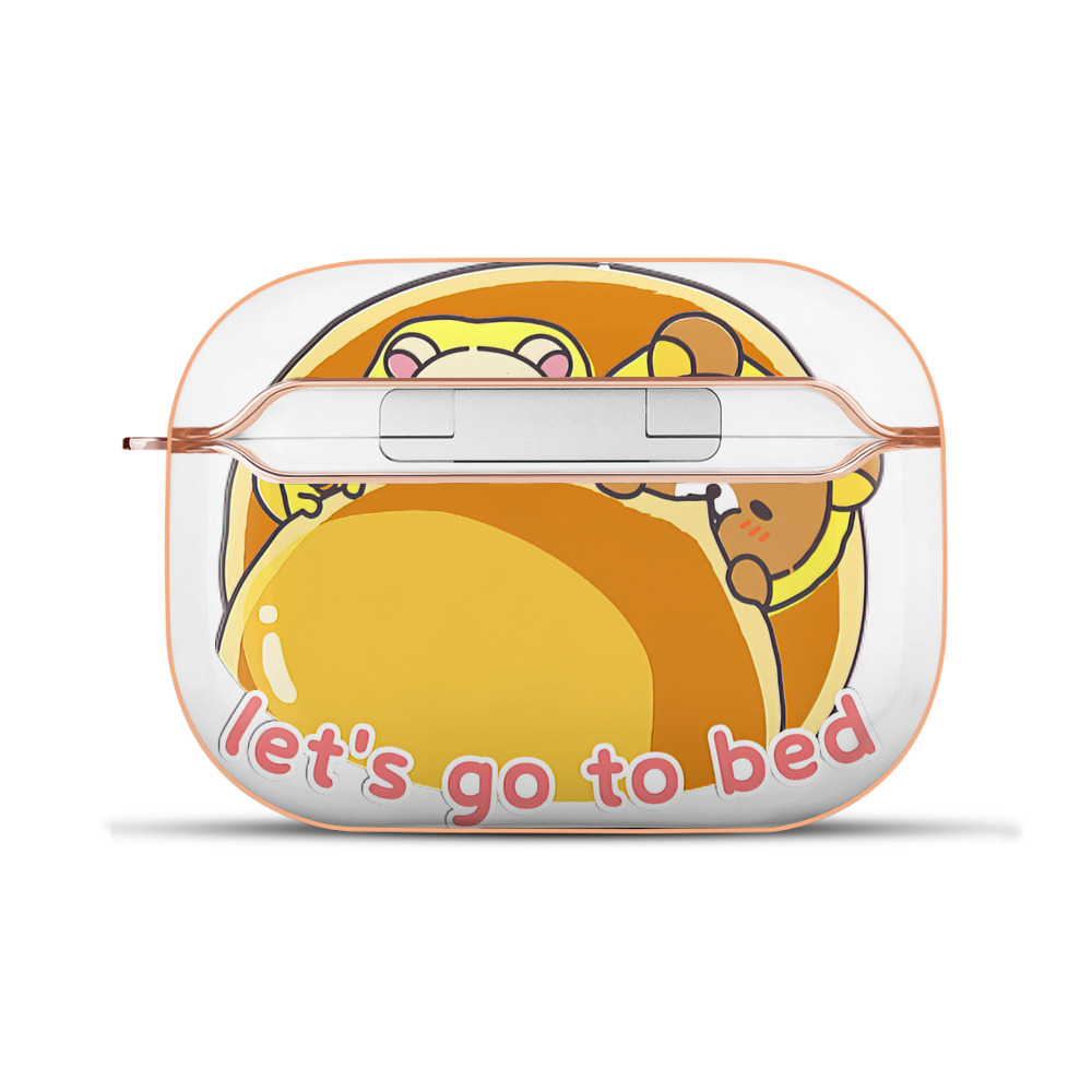 （画像用） リラックマ リラックマ キイロイトリ Rilakkuma Korilakkuma Kiiroitori 【AirPods Pro用】ハードシェル保護ケース｜耐衝撃・防指紋・カラビナ付き商品仕様