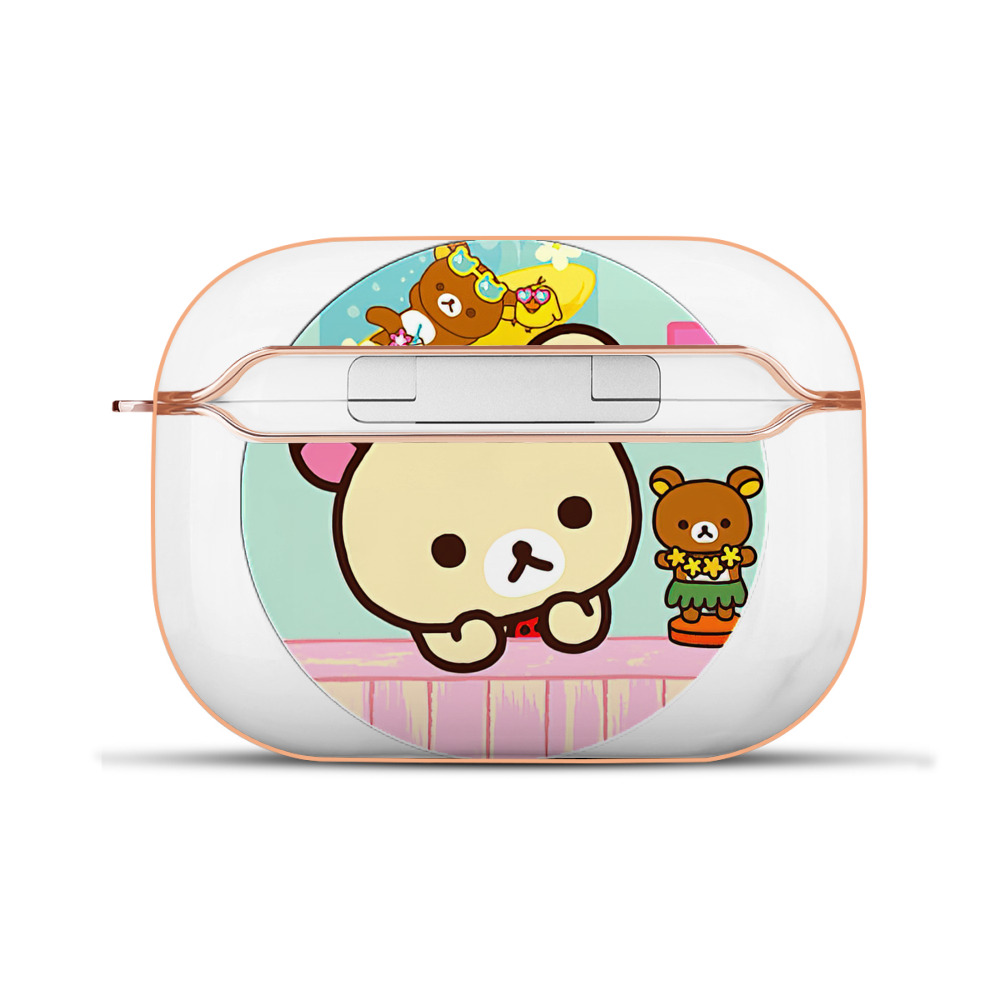 （画像用） リラックマ リラックマ キイロイトリ Rilakkuma Korilakkuma Kiiroitori 【AirPods Pro用】ハードシェル保護ケース｜耐衝撃・防指紋・カラビナ付き商品仕様