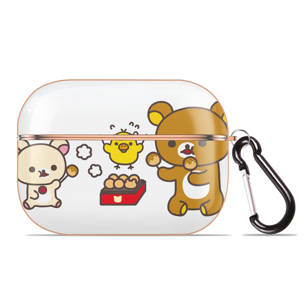 （画像用） リラックマ リラックマ キイロイトリ Rilakkuma Korilakkuma Kiiroitori 【AirPods Pro用】ハードシェル保護ケース｜耐衝撃・防指紋・カラビナ付き商品仕様