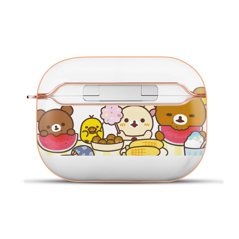 （画像用） リラックマ リラックマ キイロイトリ Rilakkuma Korilakkuma Kiiroitori 【AirPods Pro用】ハードシェル保護ケース｜耐衝撃・防指紋・カラビナ付き商品仕様