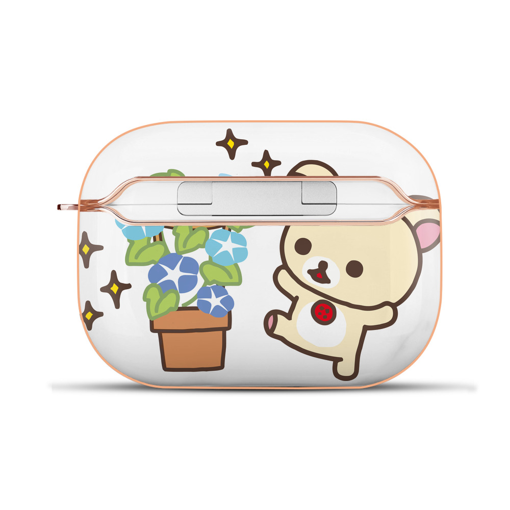 （画像用） リラックマ リラックマ キイロイトリ Rilakkuma Korilakkuma Kiiroitori 【AirPods Pro用】ハードシェル保護ケース｜耐衝撃・防指紋・カラビナ付き商品仕様
