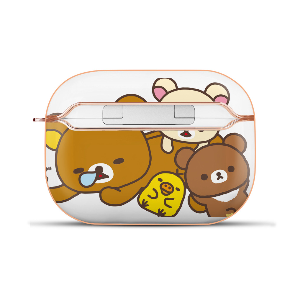 （画像用） リラックマ リラックマ キイロイトリ Rilakkuma Korilakkuma Kiiroitori 【AirPods Pro用】ハードシェル保護ケース｜耐衝撃・防指紋・カラビナ付き商品仕様