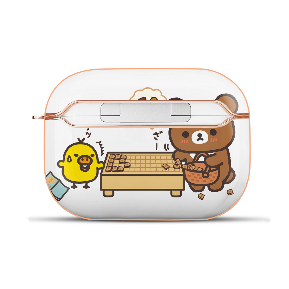 （画像用） リラックマ リラックマ キイロイトリ Rilakkuma Korilakkuma Kiiroitori 【AirPods Pro用】ハードシェル保護ケース｜耐衝撃・防指紋・カラビナ付き商品仕様