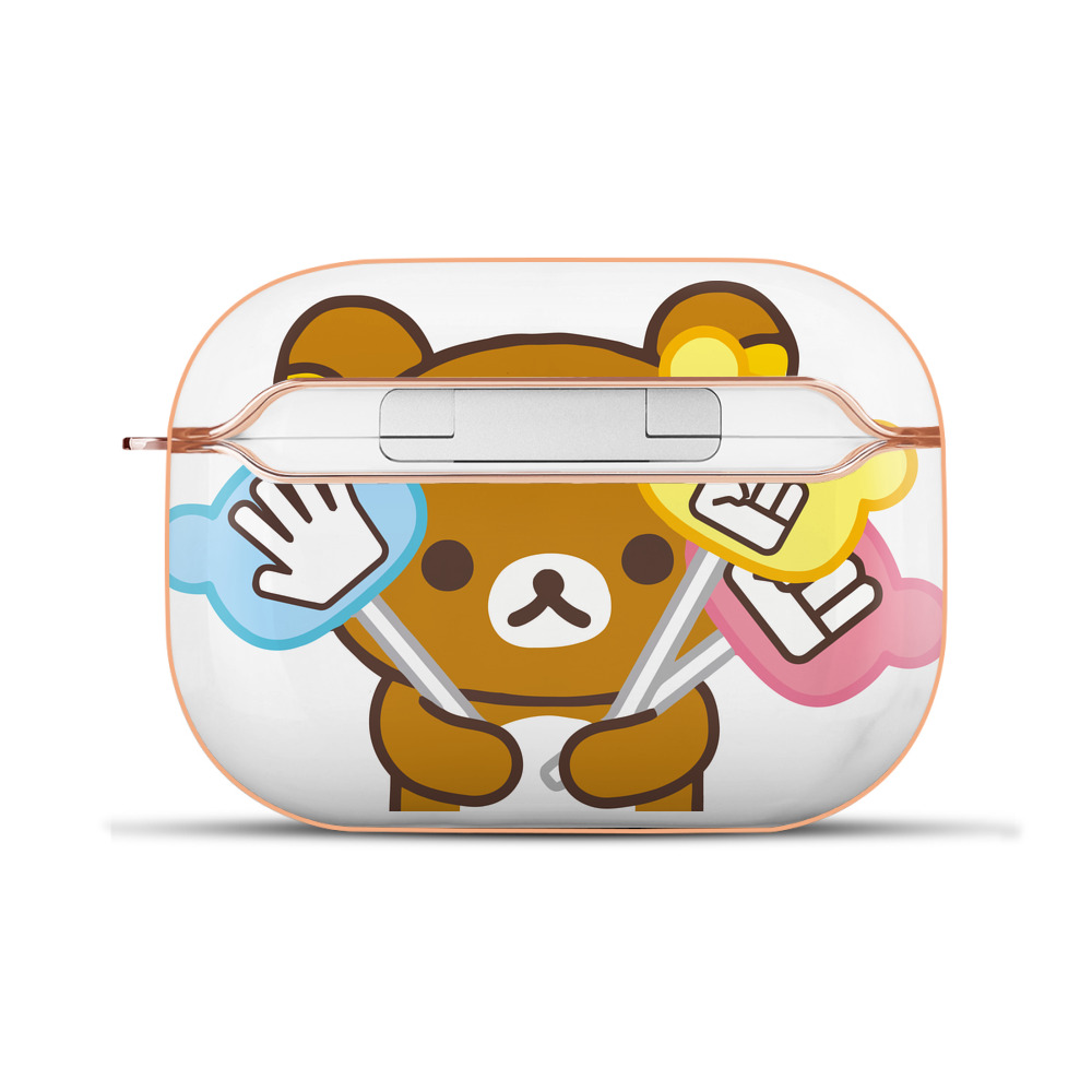 （画像用） リラックマ リラックマ キイロイトリ Rilakkuma Korilakkuma Kiiroitori 【AirPods Pro用】ハードシェル保護ケース｜耐衝撃・防指紋・カラビナ付き商品仕様